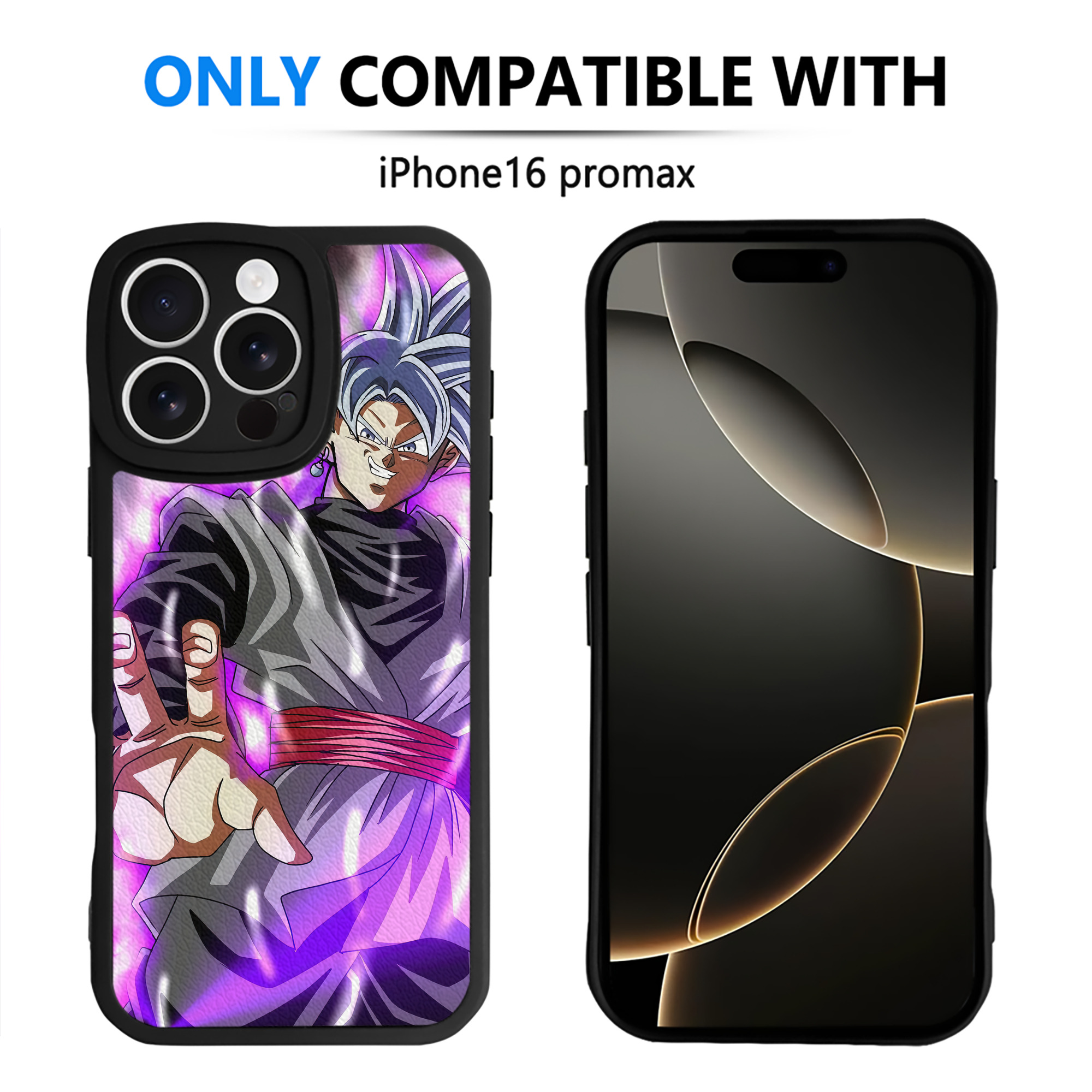 （画像用） ドラゴンボール DRAGON BALL 【iPhone 16シリーズ対応】シリコンスマホケース（レザー調） 材質：シリコン